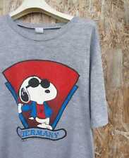 Popular 1980S Artex Snoopy T-Shirt Marbled Gray picture