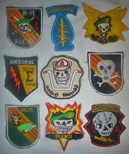 US Special Forces - Lot x 9 Patch - Sigma, Nomads, Delta Ops - Vietnam War, 9/39 picture