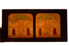 St. Alexander's Hall Moscow - 1860s French Tissue Stereo View Card - 6¾x3⅜