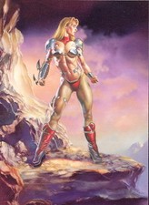 BORIS AND JULIE THE ARTWORK OF 2003 COMIC IMAGES VALLEJO PROMO CARD P1 picture