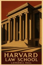 Harvard Law School Langdell Hall 16x24” Premium 💎 Art Print 200GSM Paper picture