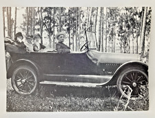 Burroughs Family 1920s Fort Myers Florida Antique Car 5x7 Photo Postcard picture