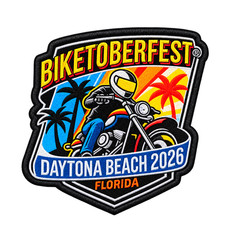 Patch 2026 Biketoberfest Daytona Beach Official Logo picture
