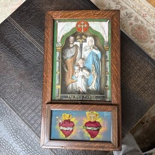 Antique Viaticum Holy Family Last Rights Box picture