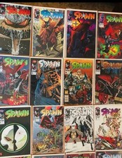 27 vintage  Spawn Comic Books Excellent Condition Never Out Of Plastic Bag picture
