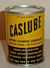 Vintage NOS 4 oz CASLUBE Upper Cylinder Lubricant Oil Can - Handy Oiler Size Tin picture