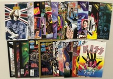 Rock “N” Roll comics Lot of 22 Kiss, Doors,Van Halen,Elvis,Aerosmith more (1358) picture