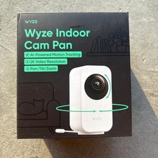 WYZE Indoor Cam Pan, 2K Pan-Tilt Security Camera for Baby/Pet Monitoring - New picture