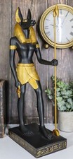 Ebros Large Classical Egyptian God Of The Dead Anubis Holding Staff Statue 16