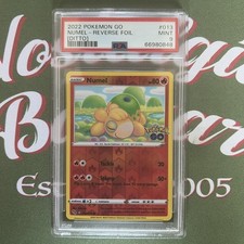 2022 POKEMON GO [DITTO] #013 NUMEL-REVERSE FOIL PSA 9 Unpeeled Graded picture