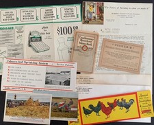 Lot of 9: American Farm Farming Agriculture Original Ephemera 1908-1950s picture