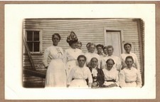 RPPC AZO 1904-1918 Nurses photo taken in rural Maine (PC26007) picture