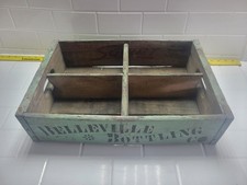Squirt Soda BELLEVILLE IL  Pop Bottling Co  Wooden Crate Advertising  Rare Decor picture