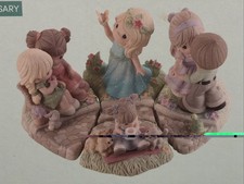 Set Of 4 Precious Moments Club Heart Shape picture