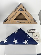 Allegiance Made in USA Sewn American Flag 4x6 ft Folded Boxed picture