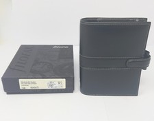Filofax Piazza Pocket Black New Agenda Label CL picture
