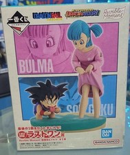 Bandai Dragon Ball Ichiban Kuji HISTORY Revible Moment Bulma & Son Goku Figure picture