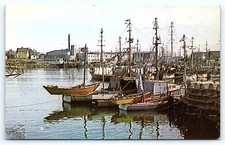 Glace Bay, N.S. Harbour Scene Postcard picture