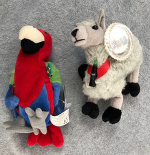 COCA COLA Worldwide Animals Plush Lot South America Brazil Bolivia picture