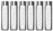 6 - VOSS GLASS BOTTLES EMPTY NORWAY FJORD MINERAL WATER 800 ml picture