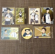 Haikyu Kenji Akaashi Clear Card Paper card petite display stand Set of 7 picture