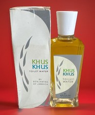 VINTAGE 1960’s Khus Khus Perfume Toilet Water Benjamins of Jamaica 4 OZ picture