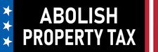 Abolish Property Tax Sticker Large 3x9 Real Estate is Not Income Sticker picture