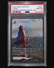 FFTCG Final Fantasy TCG Yuffie 18-050L Signature Full Art Resurgence PSA 10 picture
