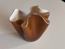 VENINI Fazzoletto Opalino “the handkerchief “Vase design by Fulvio Bianconi 1948 picture