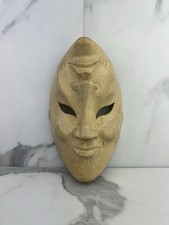 Carved Wood Balinese Happy Sad Double Face Mask Comedy Tragedy Upside Down 9
