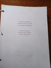 ORG Report Martian Cratering IV Mariner 9 initial Detailed Analysis Binder JRRA picture