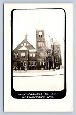 J87/ Morgantown West Virginia RPPC Postcard c1950s County Court House  612 picture