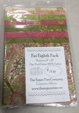 Fat Eighth Pack 8 Beautiful Cotton Fabrics 9