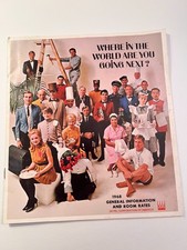 VTG 1968 Hotel Corporation of America Hotel Guide 8x9 Booklet Brochure picture