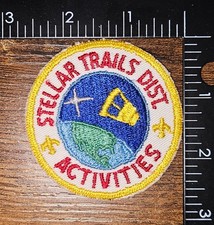 Stellar Trails District Activities BSA Patch  picture