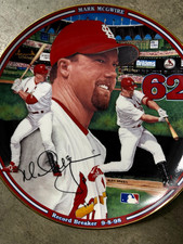 The Bradford Exchange Mark McGwire Record Breaker 9-8-98 Plate, Limited Ed picture