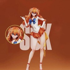 29cm 11.4 inch Anime EVA Asuka Figures Pvc Statue Desktop Ornamen Collection Sta picture