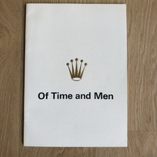 Vintage 1970's 'Of Time and Men' Rolex Watch Company Booklet Switzerland picture