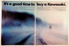 1975 Kawasaki Motorcycle Z-1 Vintage Magazine Ad Winter Sale Ephemera picture