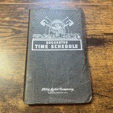 Original 1947 Ford Car & Truck Suggested Time Schedule Book Dealer Album 47 S1 picture