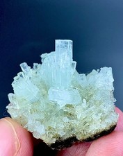 87 Carat Aquamarine Crystal Specimen From Pakistan picture