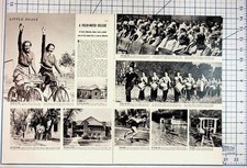 Vintage 1940s Doane College Crete Nebraska Student Life Brochure Page Ephemera picture