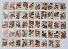 Vintage Donruss 1972 Silly Cycles Sticker Cards Lot Of 49 **New Top Loaders** picture