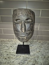 Antique Handcarved Wooden Mask picture