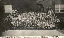 Brookline Massachusetts MA Students High School c1905 Vintage Postcard picture