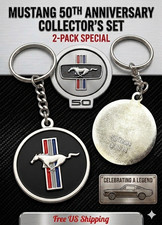 Ford Mustang 50th Anniversary Collector Keychain Set picture