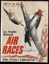 Vintage 1966 Los Angeles National Air Races Program, Fox Field, Lancaster, CA picture