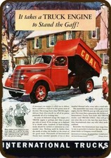 1939 INTERNATIONAL COAL DUMP TRUCK Vintage-Look DECORATIVE REPLICA METAL SIGN picture