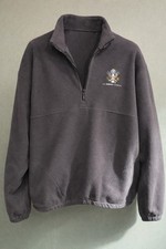 U.S. Embassy Baghdad Fleece Jacket Gray Great Seal Diplomatic Staff Apparel  XL picture
