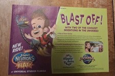Jimmy Neutron's Nicktoons Blast Universal Studios Print Ad 2003 8X5 picture